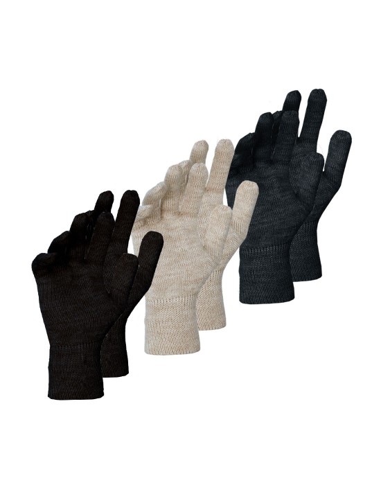 Pure Wool Gloves Plain ladies P3